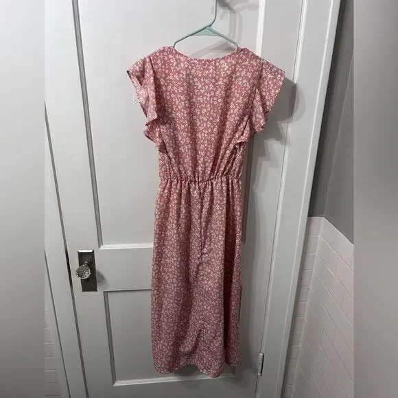 Sienna Sky Pink Floral Maxi Dress - Picture 4 of 4